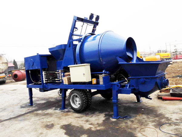 small concrete mixer pump