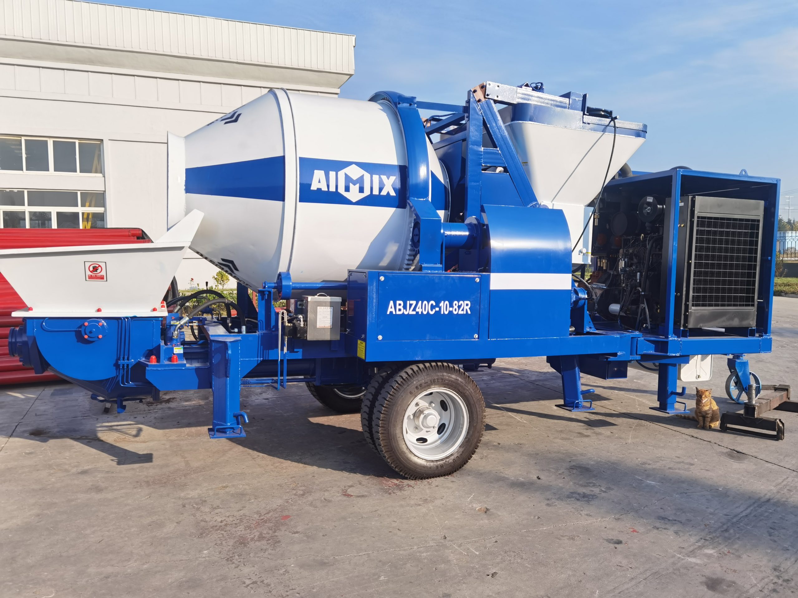 mobile concrete pump