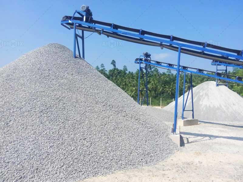final products of crushing plant