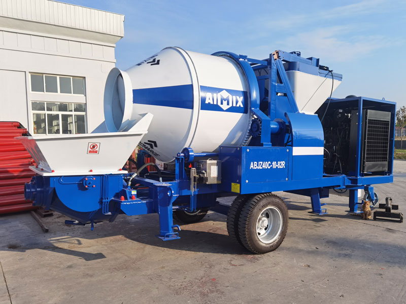 Diesel Concrete Mixer and Pump